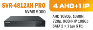 SVR-4812AH   NVMS 9000 Гибридный видеорегистратор AHD 1080P + 960H +IP 1080P
