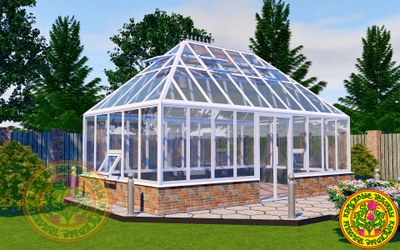 Теплица из стекла ПЛИМУТ - Красивые теплицы
