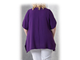 Женская туника большого размера А-силуэта арт. 85063-383 (цвет фиолетовый) Размеры 60-78