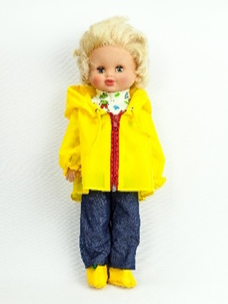 Одежда для кукол-детей: Куртка - ветровка на молнии