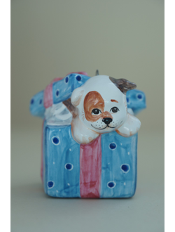 Подарок со щенком - собачки