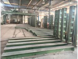 Стапельный пресс 24 метра с двумя гидравлическими порталами