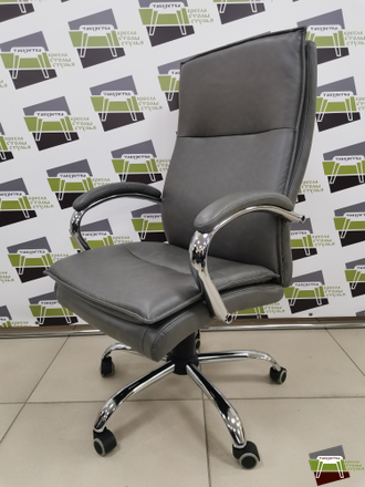 Кресло M-701 Куба/Cuba хром S-0422 (ТЕМНО-СЕРЫЙ) UTFC