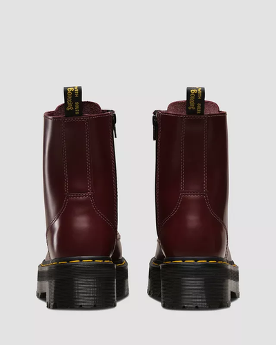 Ботинки Dr Martens Jadon Leather Platforms Dark Red
