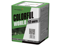 Батарея салютов COLORFULL WORLD GW218-93 MAXSEM | Neva-Salut.com
