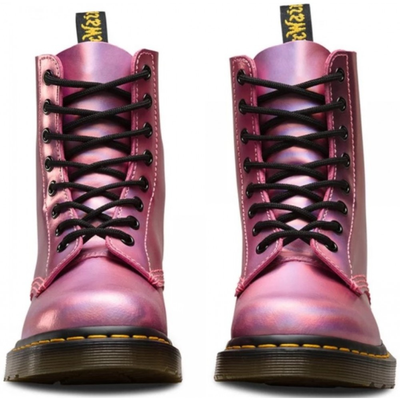 Ботинки Dr. Martens 1460 Pascal Iced Metallic 8 Eye Розовые