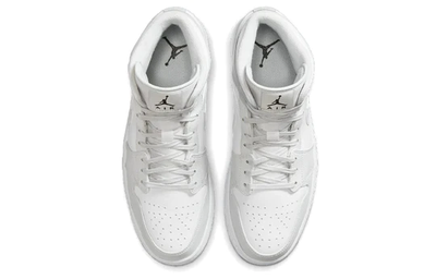 Купить кроссовки Nike Air Jordan 1 Mid Swoosh Logo - Grey Camo DC9035-100