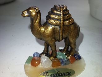 Скульптура "Верблюд", подставка селенит. ОПТ