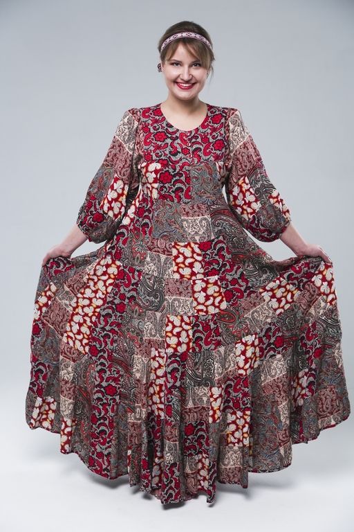 Купить Штапельные Платья Больших