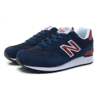 New Balance 670 Синие с бордовым замша (41-45) Арт. 034