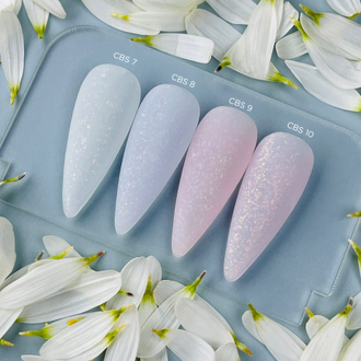 Каучуковая камуфлирующая база с шиммером  - CAMOUFLAGE BASE COAT  CBS10 (10 ml)