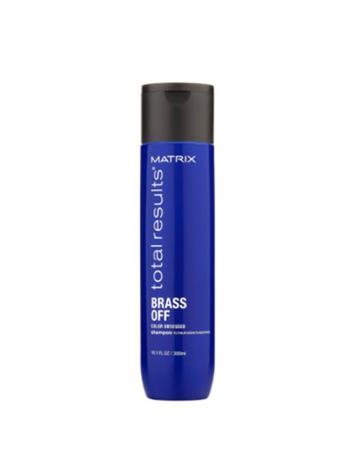 Matrix Total Results Brass Off Шампунь для нейтрализации желтизны "Холодный блонд" 300 мл (Матрикс Брасс Офф)