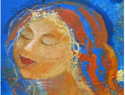 Купить греющую картину с фото репродукции Девушка