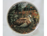Тарелка 20см. "Вальдшнеп с листом"