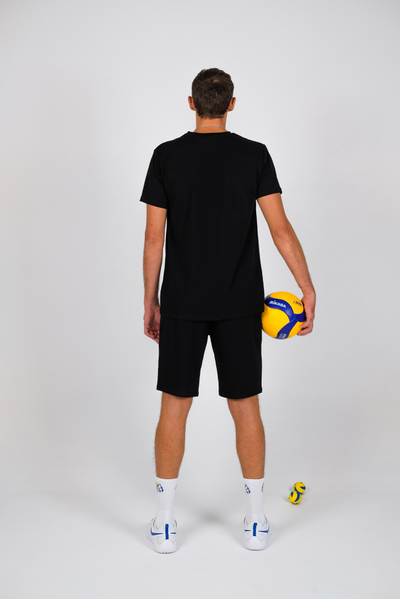 Футболка тренировочная БЕЗ РУКАВОВ Volleylife ЧЕРНЫЙ (размер с 50 по 54)