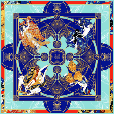 Платки "Русские в моде" в ассортименте