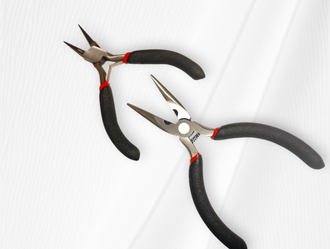 Набор инструментов для рукоделия: тонкогубцы и круглогубцы (12-13 см)