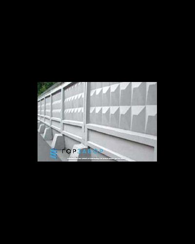 Бетонный забор ПО-2м с фартуком