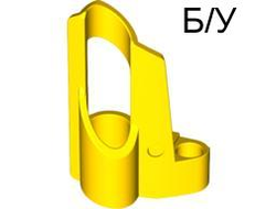 ! Б/У - Technic, Panel Fairing # 5 Small Short, Large Hole, Side A, Yellow (32527 / 4143186 / 4540180) - Б/У