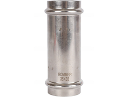 Муфта ROMMER надвижная ВПр 35 из нержавеющей стали прессовой