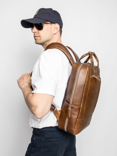 Кожаный рюкзак Viterbo Premium brown (арт. 3111-63)