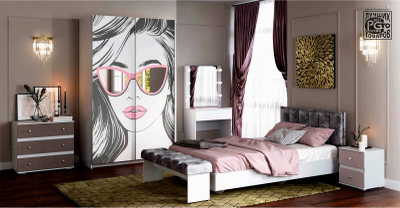 Шкаф для белья Мемори ШК-09