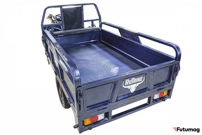 Грузовой электротрицикл Rutrike D4 1800 60V1500W синий