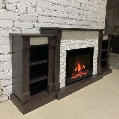 Электрокамин Моника LUX AO M2 с очагом Sparta 25.5 LED