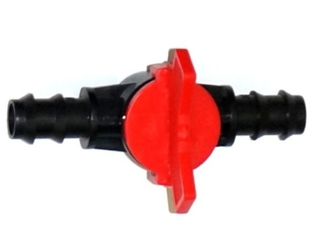 кран 16 мм. кран для трубки 8мм (mv0108). кран 16 мм. кран для капельной ленты 1681452. клапан для капельного полива.