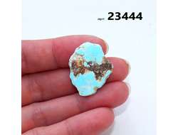 Бирюза натуральная (горбушка) Армения арт.23444: 2,3г - 26*21*3мм