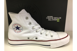 белые высокие кеды Converse All Star фото