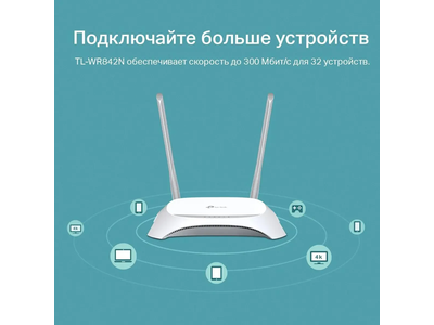 Wi-Fi роутер TP-Link WR842N Белый