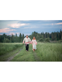 Косоворотка ткачество "Сила Души" белая