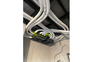 Низкопрофильные пластиковые воздуховоды Blizzard Lufttechnik (Германия) квартира ЖК Датский Квартал