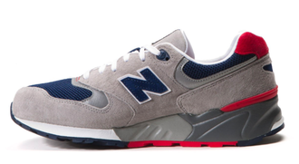 New Balance 999 Серые с синим (41-44) Арт. 044F