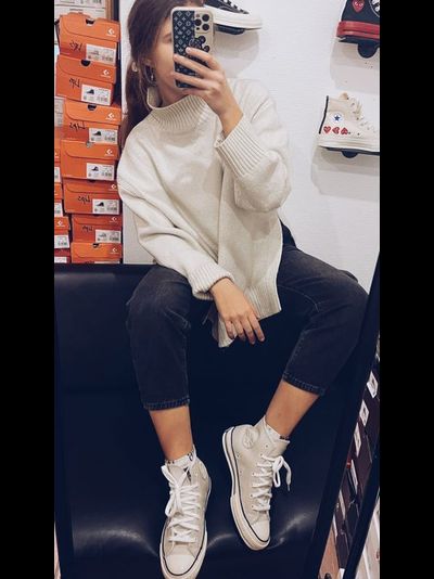 Кеды Converse Chuck 70 Cozy Club зимние белые высокие