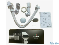 Слив перелив п/автомат Vega V55R 60см эко пластик хром