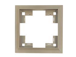 Рамка одиночная стандарт, латте Rikett - 35810 LT
