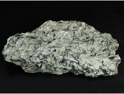 Тальк белый с актинолитом, необработанный, дикий образец, Россия, Северный Кавказ, КЧР (100*45*24 мм, 135 г) №37780