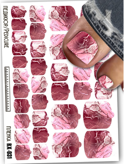 Пленки с эффектом втирки RX-031