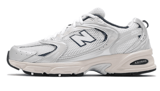 New Balance 530 Silver (Белые с серым) Арт3 сбоку