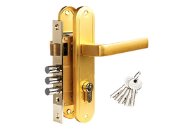 Комплект замка 7036 -126 SB латунь матовая