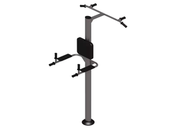 2154 Уличный тренажер «Вертикальный пресс + Турник»