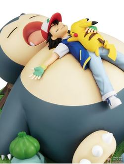 Фигурки Сатоши, Бульбазавр, Снорлакс, Пикачу, Джигглипуф, Сквиртл (Fushigidane, Kabigon, Pikachu, Purin, Satoshi, Zenigame)