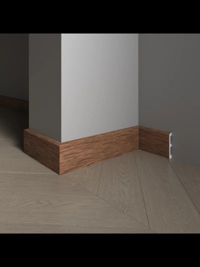 Напольный плинтус Decor-Dizayn 706-83SH, влагостойкий, ударопрочный, 2,4 метра