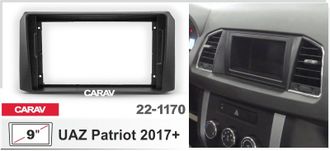 Carav 22-1170 | 9&quot; переходная рамка UAZ Patriot 2017-2021 (Incar RUZ-FC680)