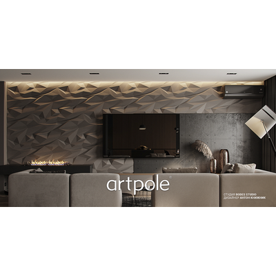 Гипсовая панель STELLS platinum артикул D-0007-pl