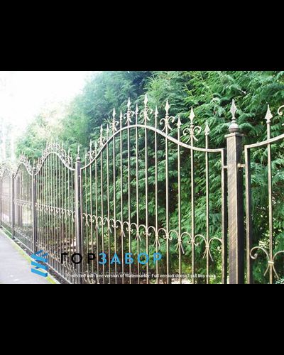 Раздвижные кованые ворота от производителя KOV1506