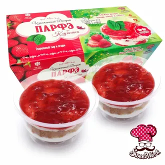 Десерт Парфэ "Клубника" (2 шт в коробке)