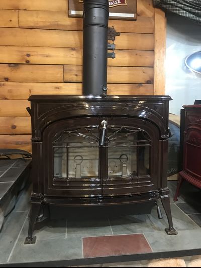 Печь Vermont Castings Encore коричневая эмаль